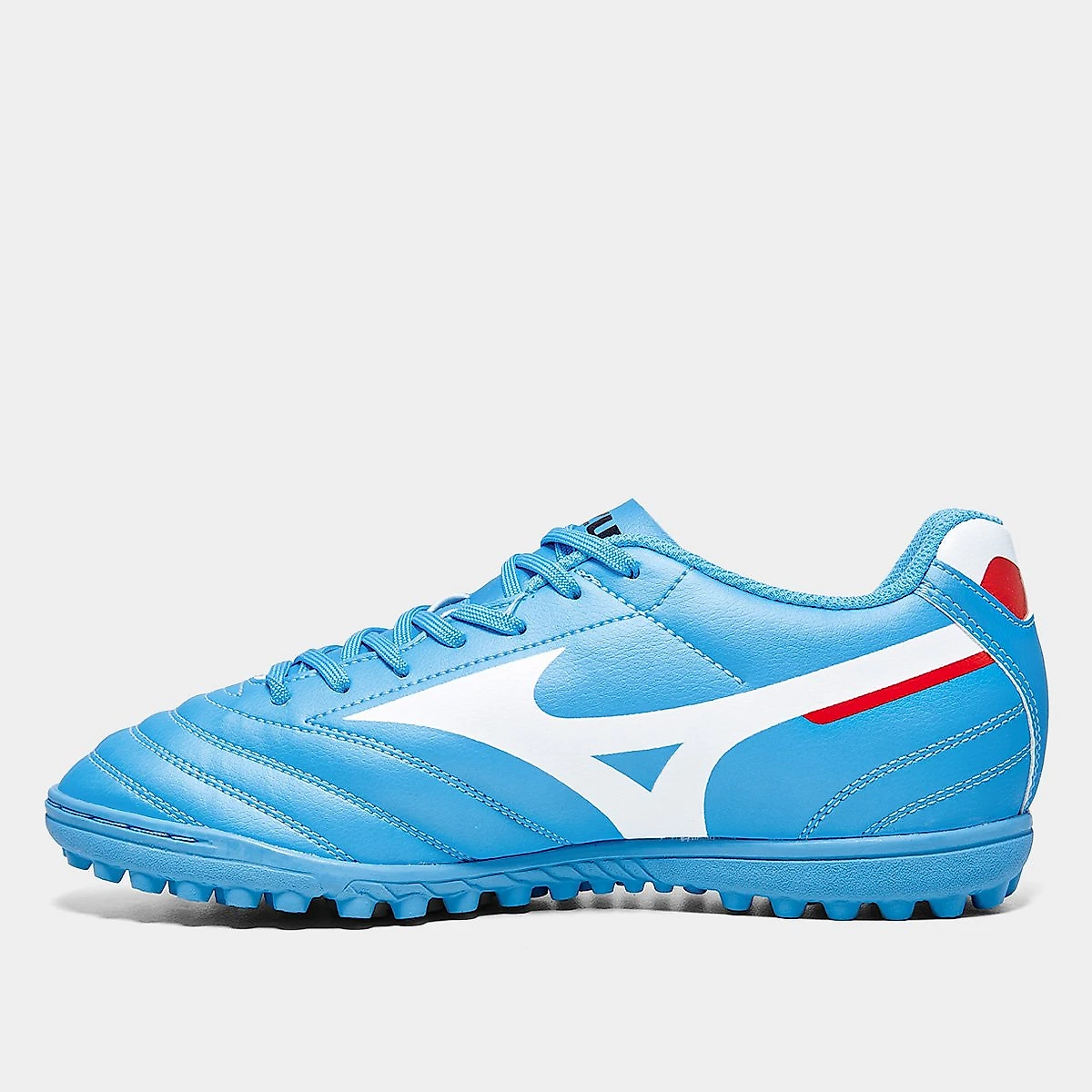 Chuteira Society Mizuno Morelia Club Unissex Azul Claro+Branco - 38