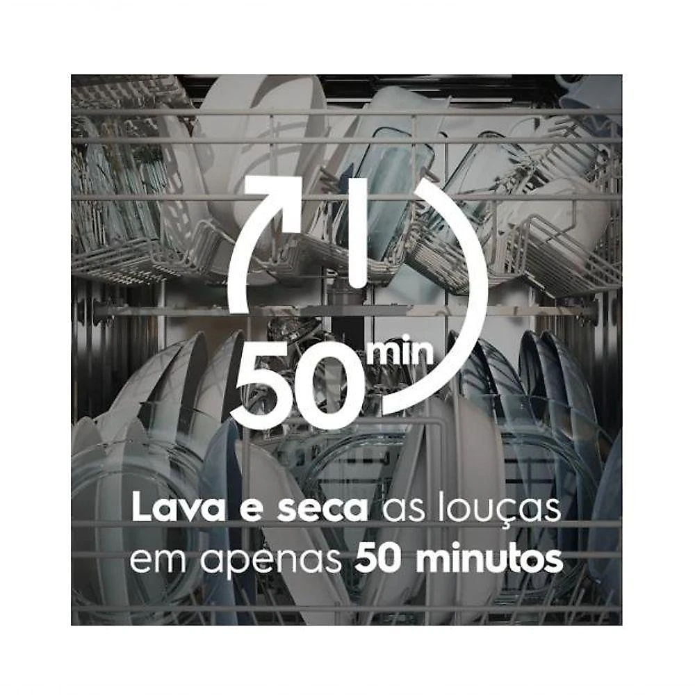 Lava-Louça Electrolux 8 Serviços Branca Com Programa Lava E Seca 50' LB08E Branco 220V