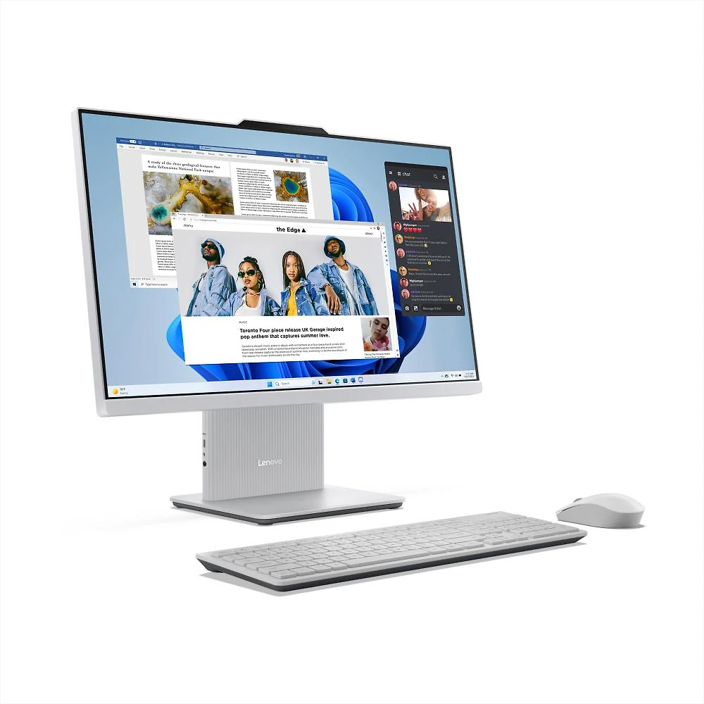 Computador All in One Lenovo IdeaCentre AIO 24IRH9 Intel Core i5-13420H 16GB 512GB SSD Windows 11 - F0HN00UHBO Cloud Grey