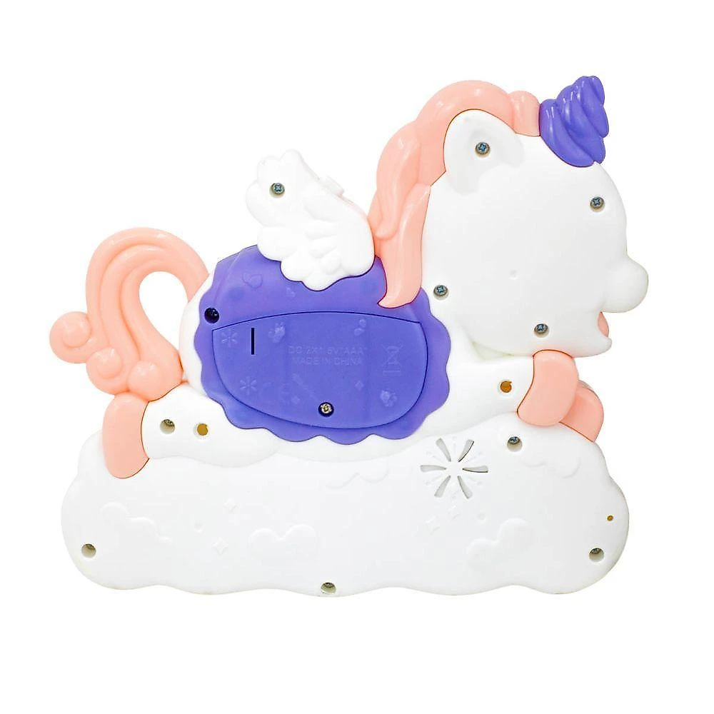Teclado Piano Musical Bebe Brinquedo Infantil Divertido Som De Animais Unicornio