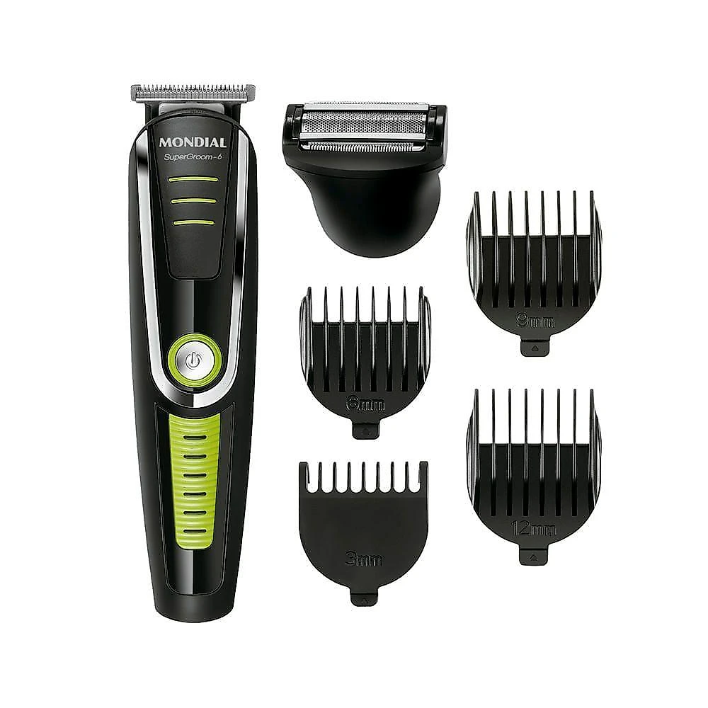 Aparador De Pelos Mondial 06 Bg-04 Body Groom-biv-preto Bivolt