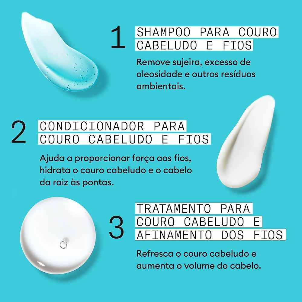 Nioxin system 3 kit - shampoo + condicionador + tratamento
