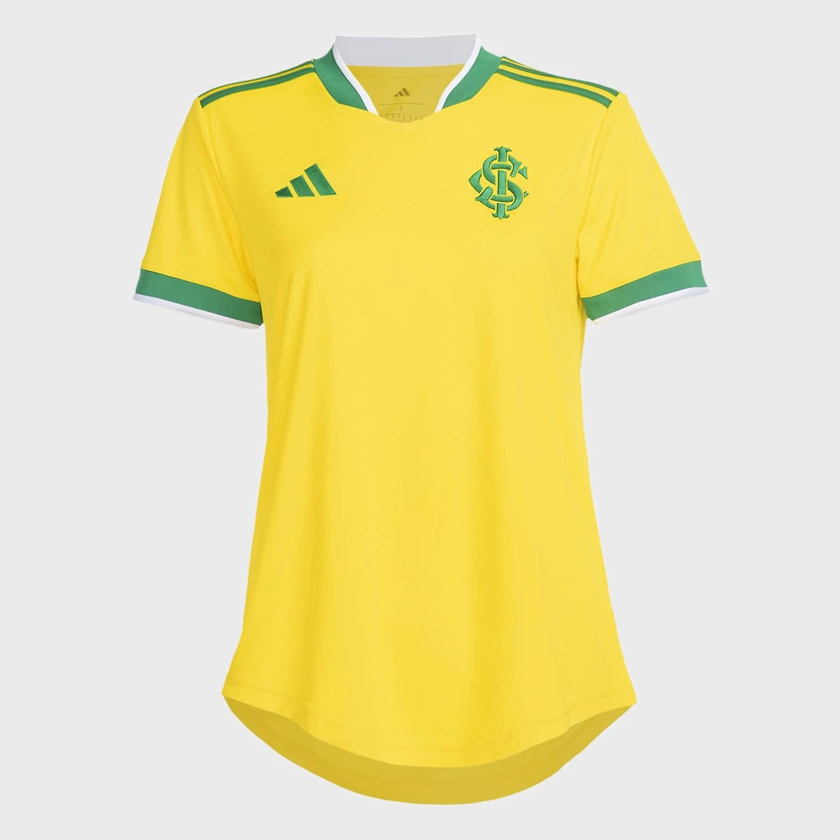 Miniatura Camisa Feminina Internacional Brasil Adidas 2026 Amarelo+Verde - G