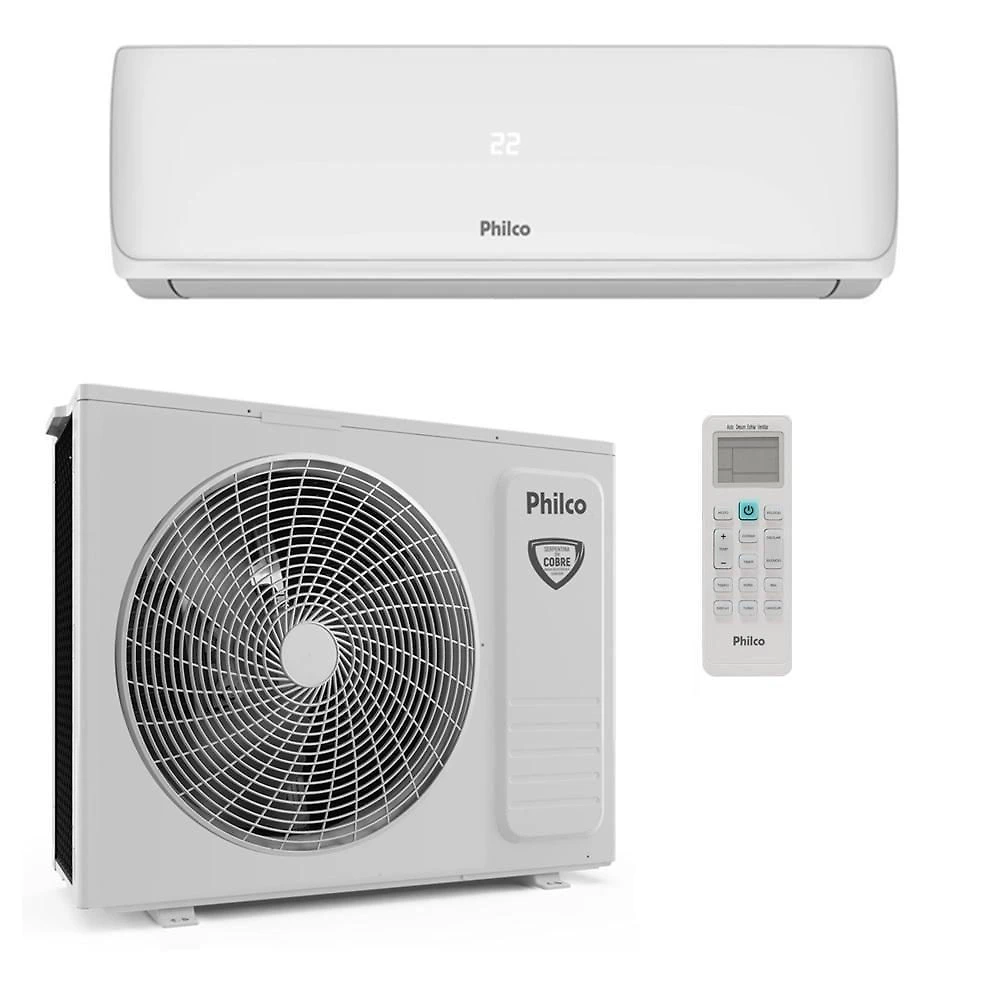 93CM Ar Condicionado Split Hi Wall Philco 18000 BTUS Frio 220V PAC18FI