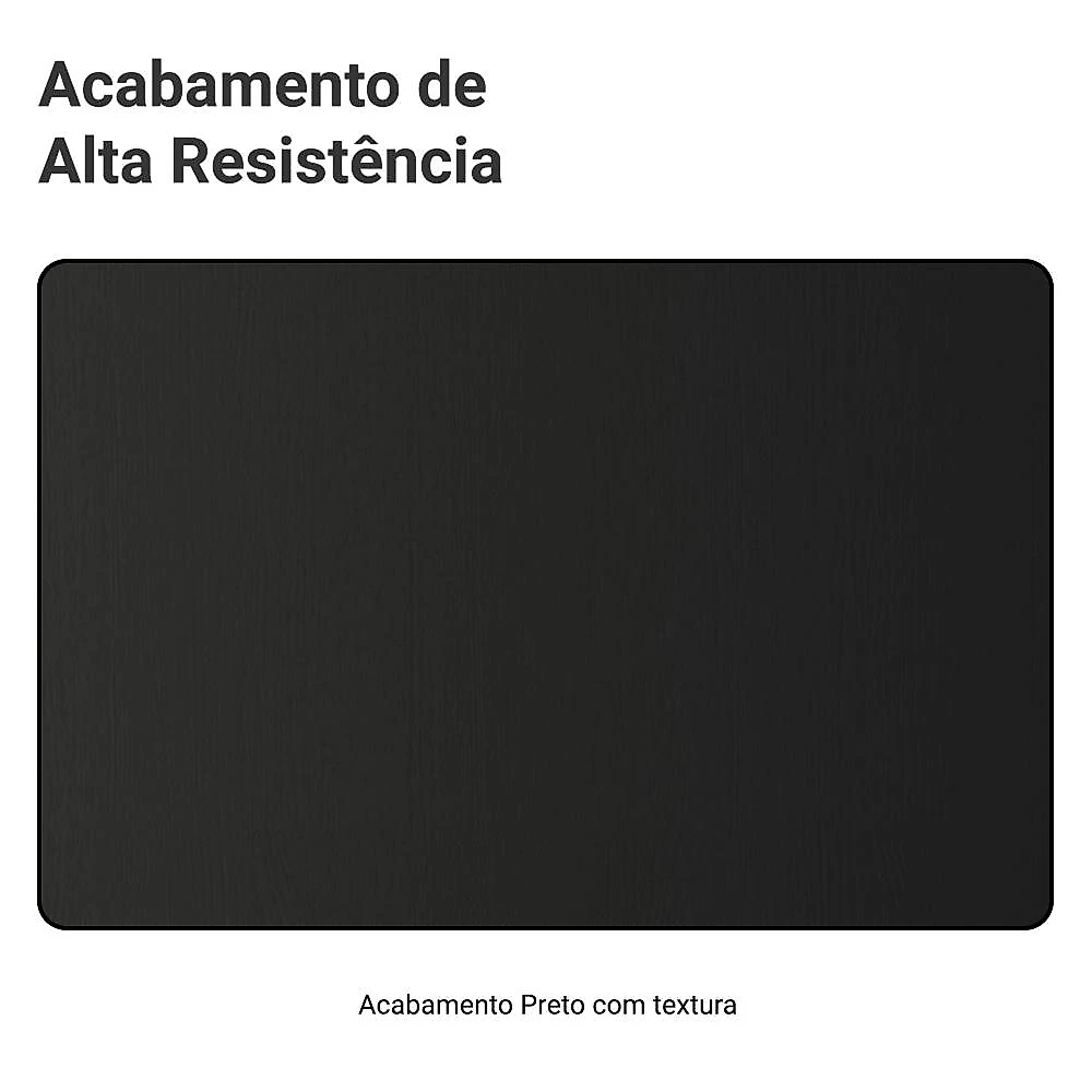 Guarda-Roupa Solteiro Madesa Denver 2 Portas de Correr com Espelho - Preto Preto