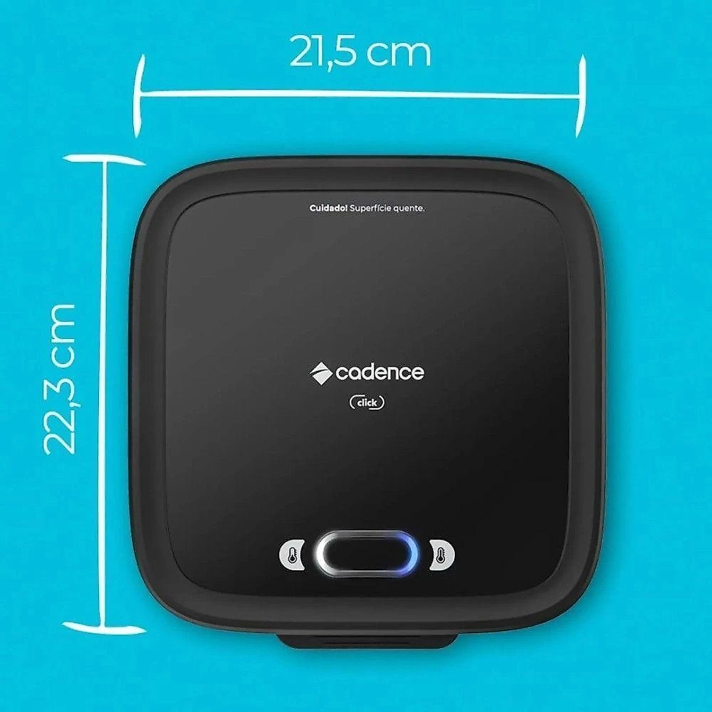 Kit Sanduicheira Cadence SAN400 Com Liquidificador Blender Preto/laranja 220V