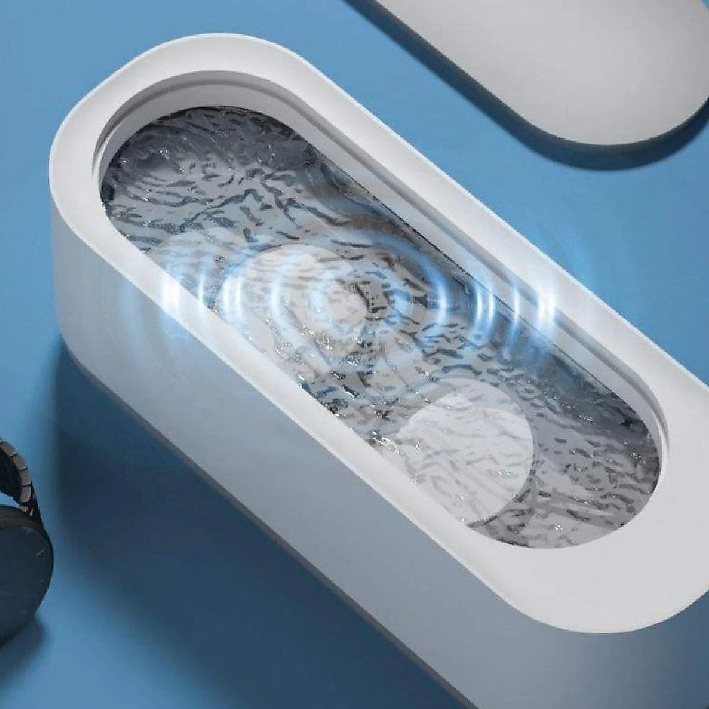 Limpador Ultrassônico Portátil Utibom para Joias Óculos e Itens Delicados com Ventosas Estáveis