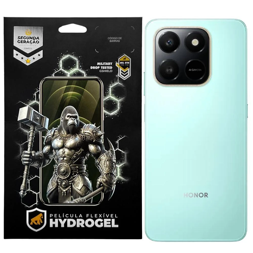 Película Protetora Gshield Honor X7d 5G Traseira Hydrogel HD Oleofóbica