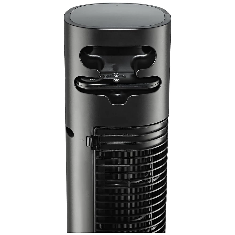 Ventilador de Torre com Controle Remoto, Distância Máxima do Ar 9 Metros, 12 Velocidades, Temporizador de 24H, Luz Noturna, 110V 36W, Lasko DST100, 110v