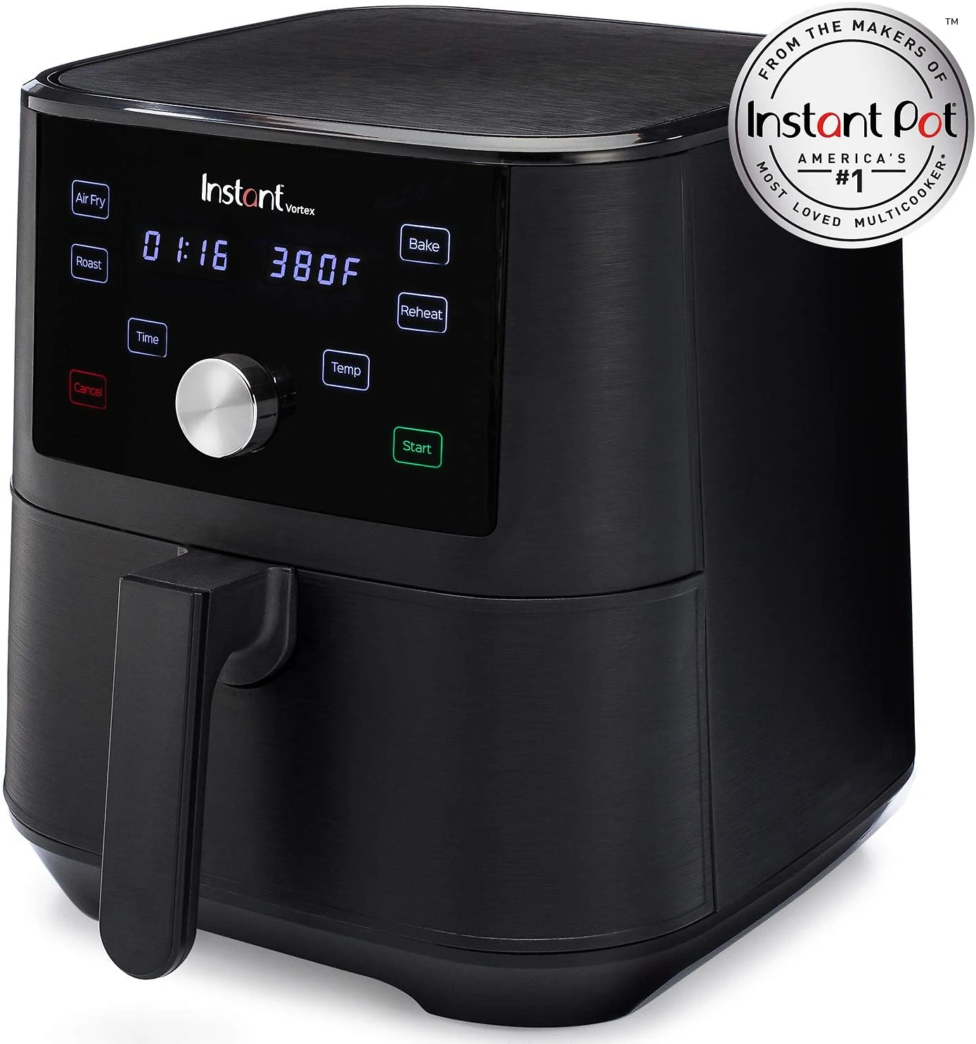 Instat Pot AirFryer Vortex 4 em 1 55L 4 Programas Preto 110V