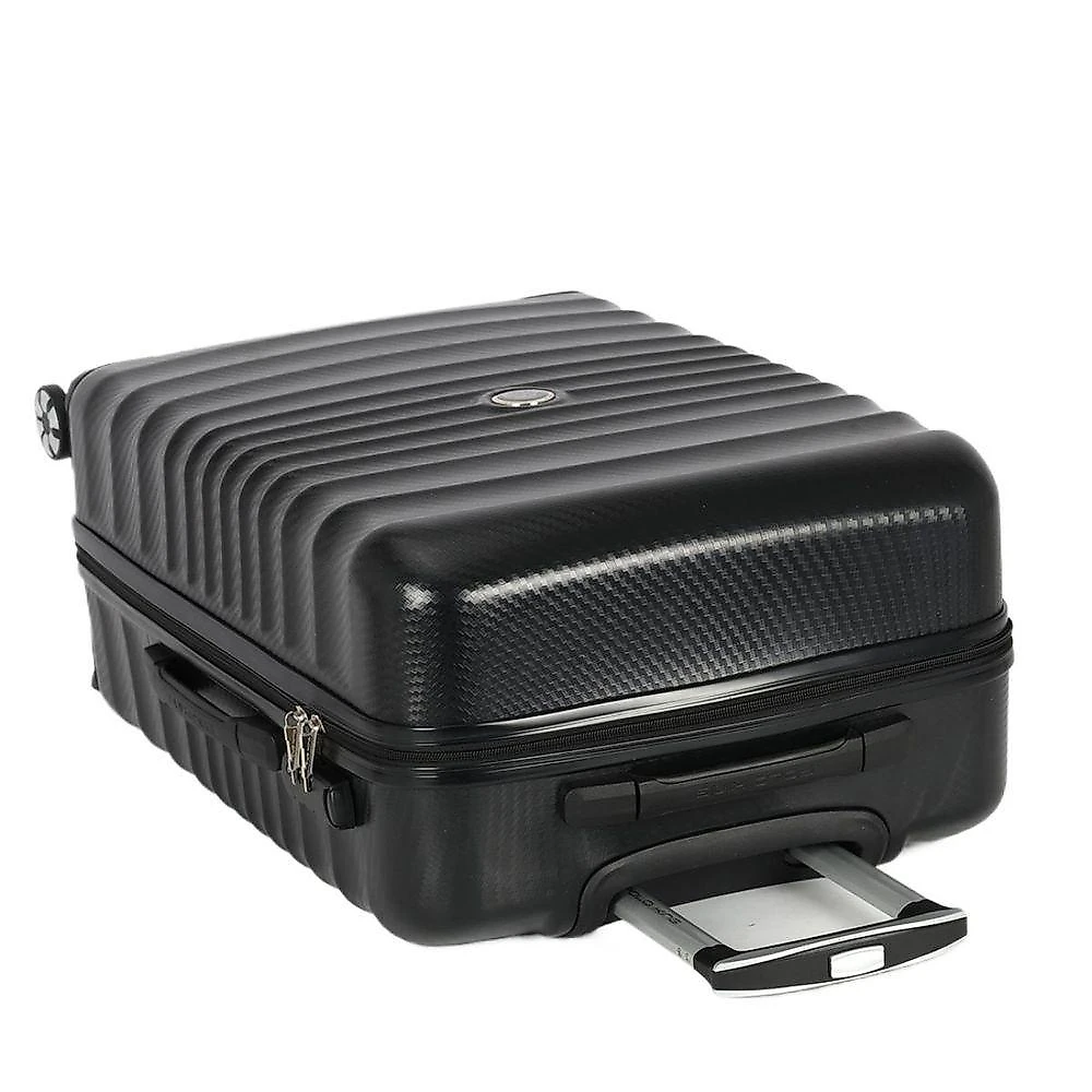 Mala Bordo 10kg De Mão Viagem Expansiva Policarbonato Rodas Duplas 360º - Colorado - Polo King Preto