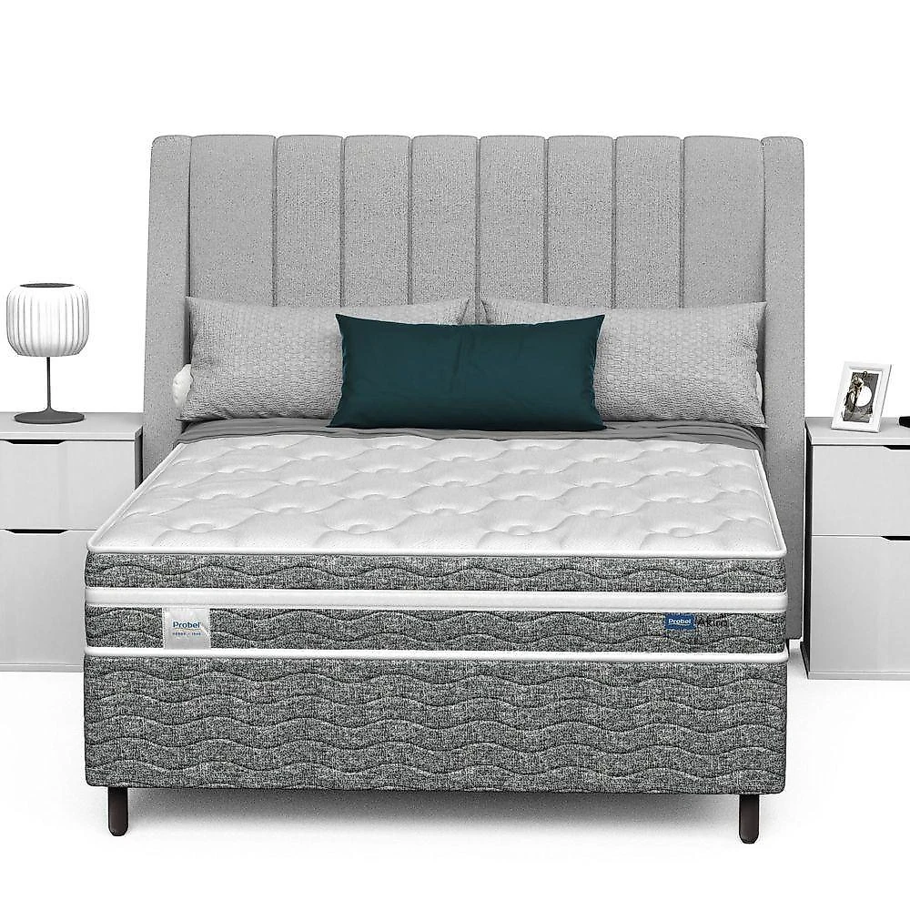 Conjunto Box Casal Mola Ensacada Prodormir Akira (138x188x46cm)