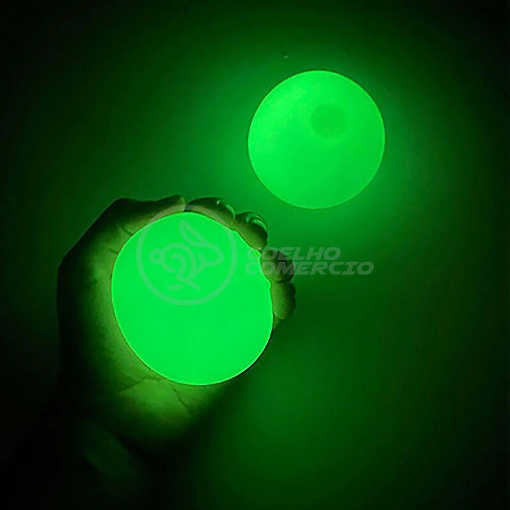 Fidget Toy Bolinha Globble Anti Stress Fluorecente