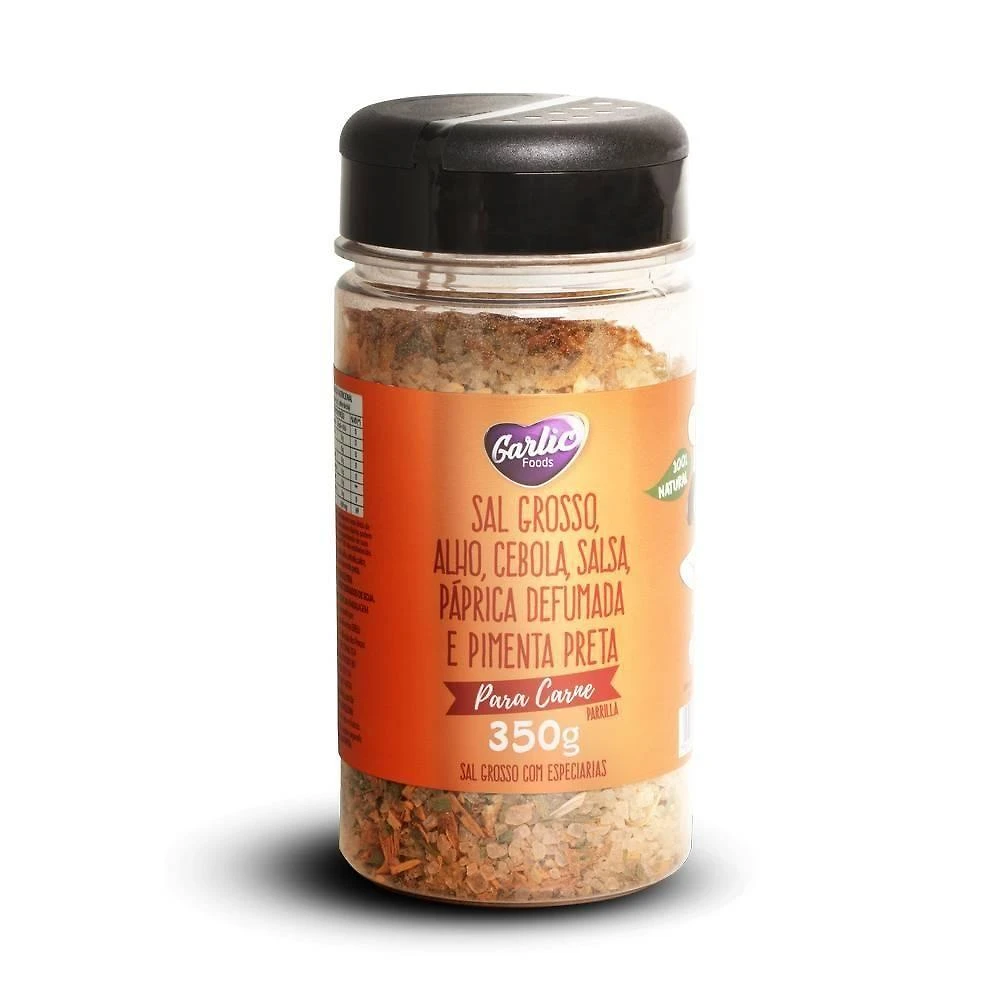 Sal Grosso Temperado Carne 350g Culinária Gourmet Sal