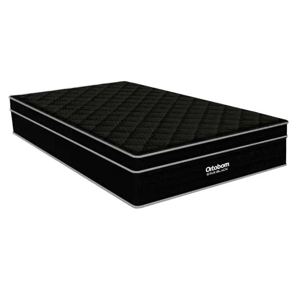 Colchão Solteiro Espuma Viscoelástico Star Black D45 Superpocket (88x188x38) - Ortobom