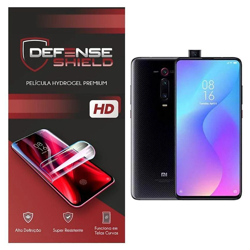 Pelicula Hydrogel Premium Para Xiaomi Mi 9t Proteção Frontal + Verso Defense Shield