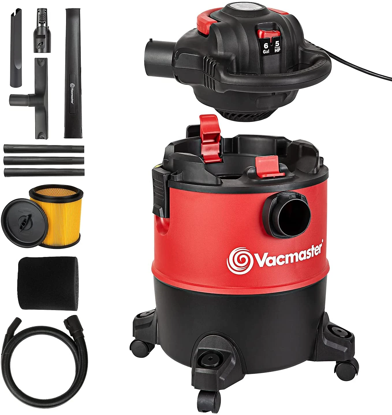 Vacmaster VBVB611PF Aspirador de Pó Seco e Úmido 22L 6 Pico H