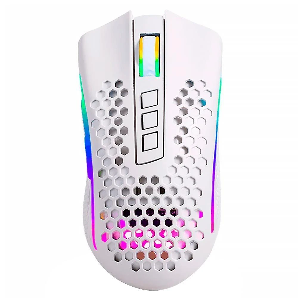 Mouse Gamer Redragon M808W-KS Storm Pro Wireless RGB 16.000 DPI Branco