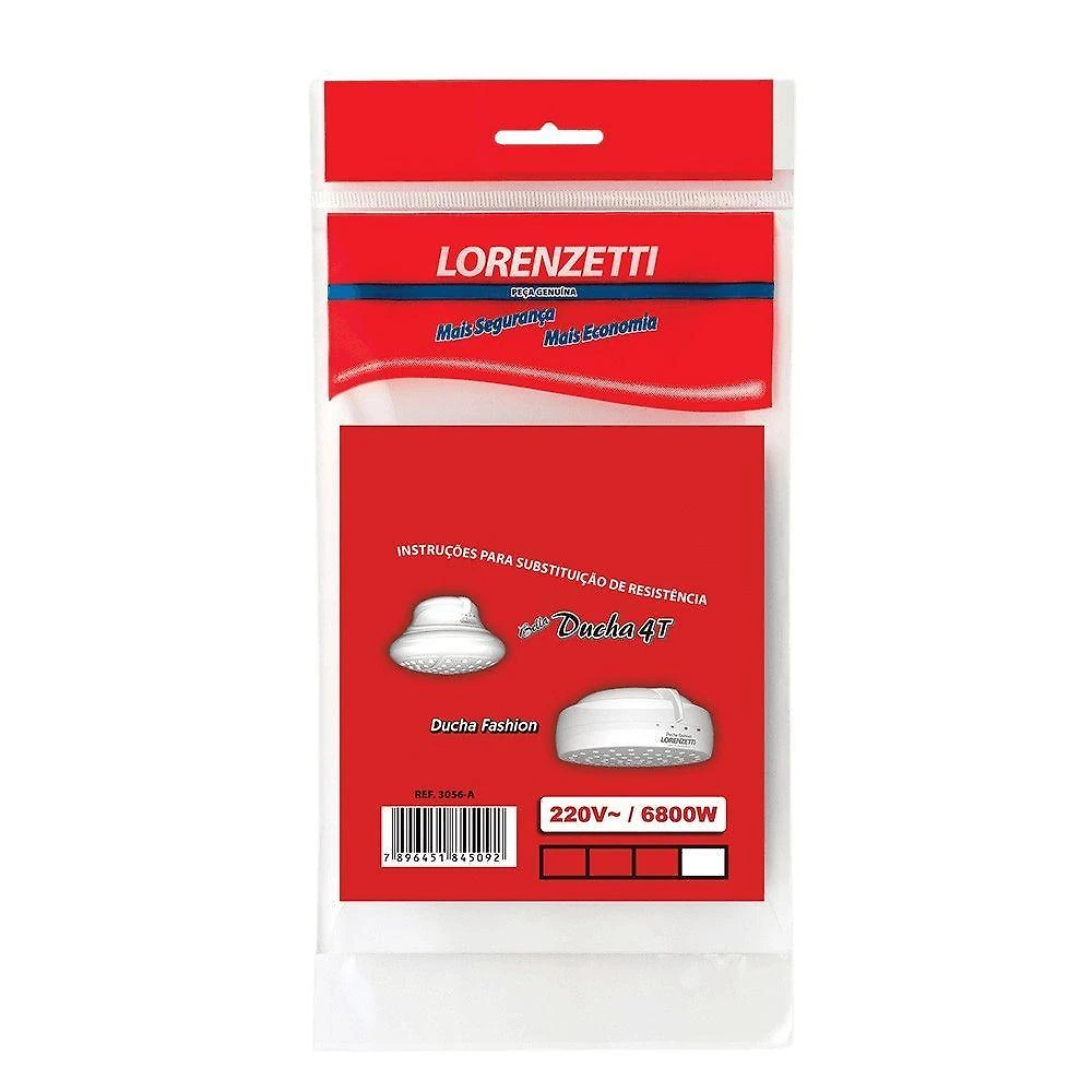 Resistência para Ducha Lorenzetti Bella Ducha-Ducha Fashion 6800W 220V