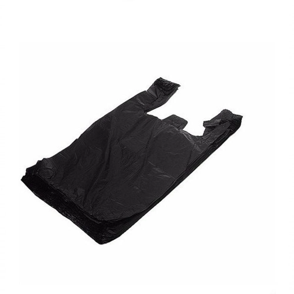 Sacola Plástica Higipack Preta Reforçada 30x40 Pacote 5 kg para Comércio e Uso Geral