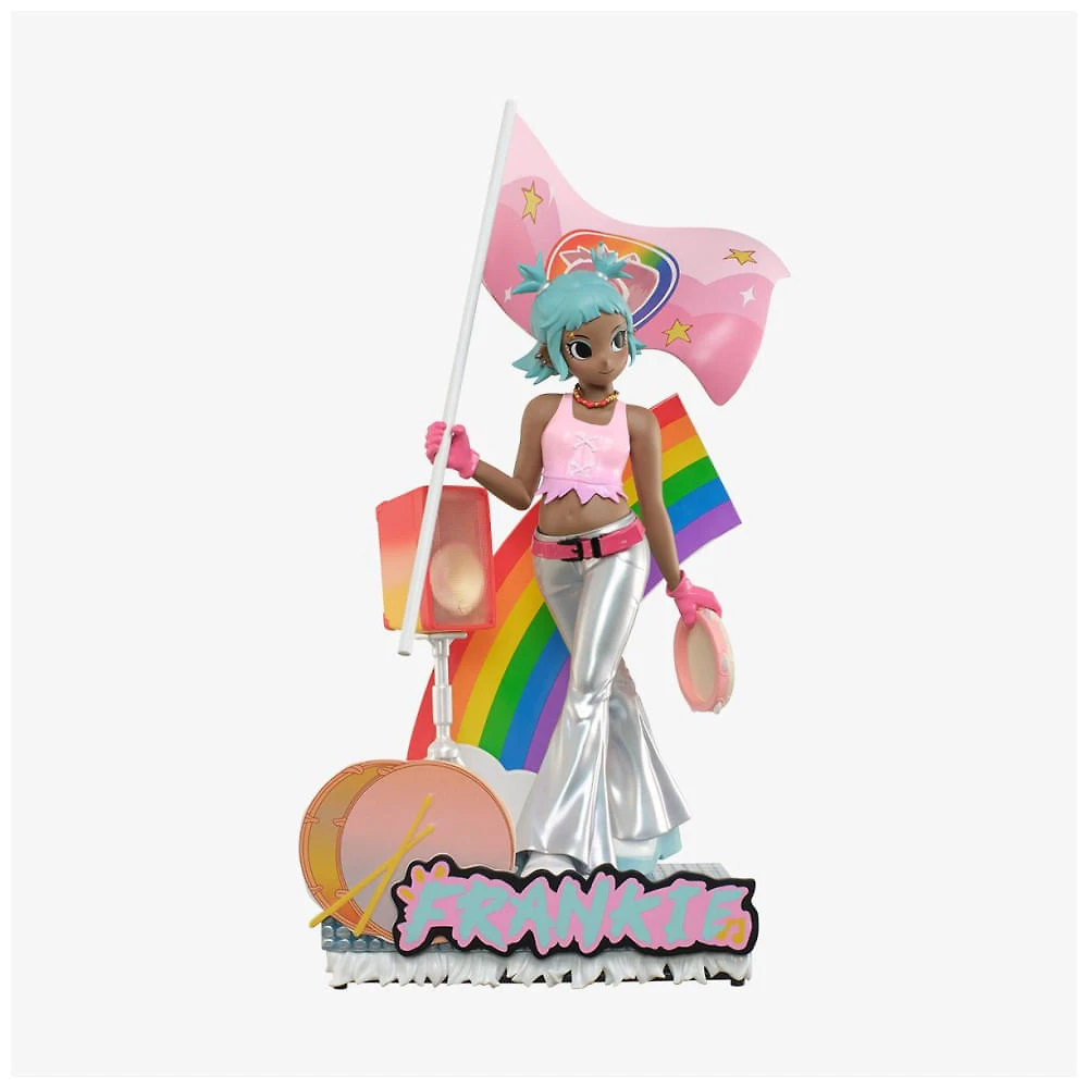 Coleção Scan to Buy Peach Riot Rainbow Riot FigurineFrankie da Pop Mart Caixa Surpresa