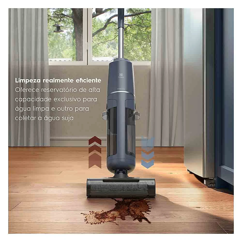 Limpadora de Piso sem Fio Electrolux Experience Capacidade de 0,58 Litros com MultiClean 3 em 1 - EMC2500 Bivolt