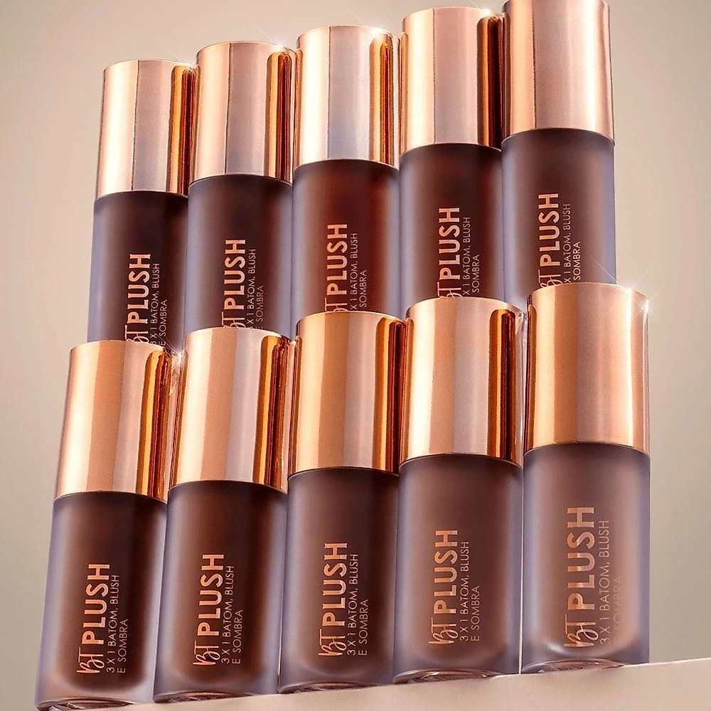 Bruna Tavares Plush 3x1 Batom Blush E Sombra Cookie