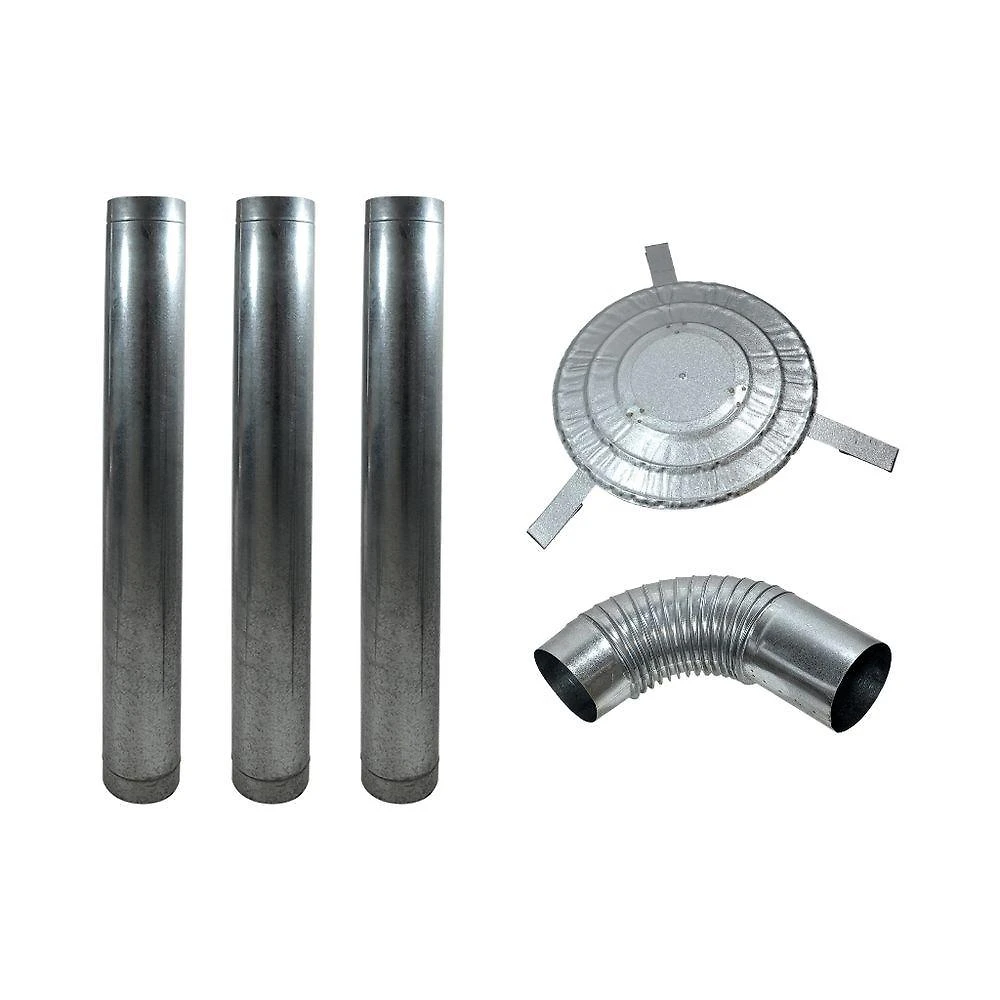 Kit Para Chaminé Fz 130 Mm - 5 Pçs - Fp