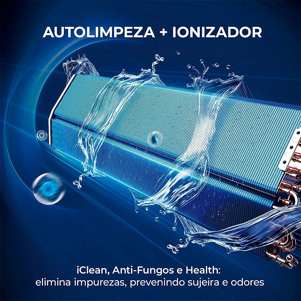Ar Condicionado Split 9000 BTU's Inverter Externa Aiwa Branca 220V Branco - 220V