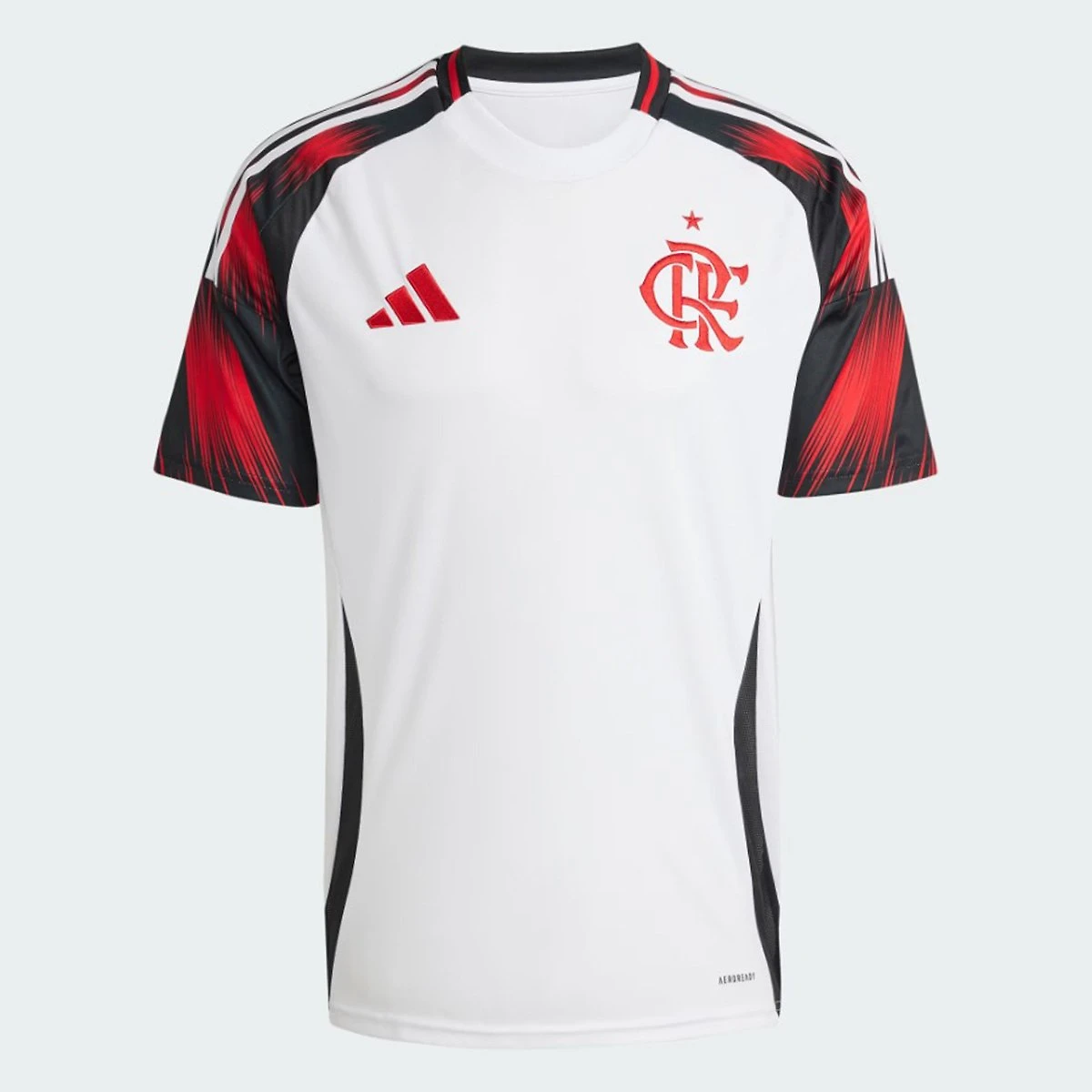 Miniatura Camisa Flamengo II 25/26 s/n Torcedor Adidas Masculina Branco - EEGG