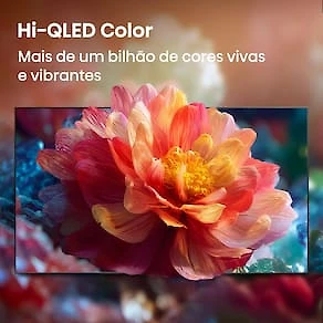 Smart TV 50" 4K QLED Hisense 50Q6QVV Vidaa Dolby Vision