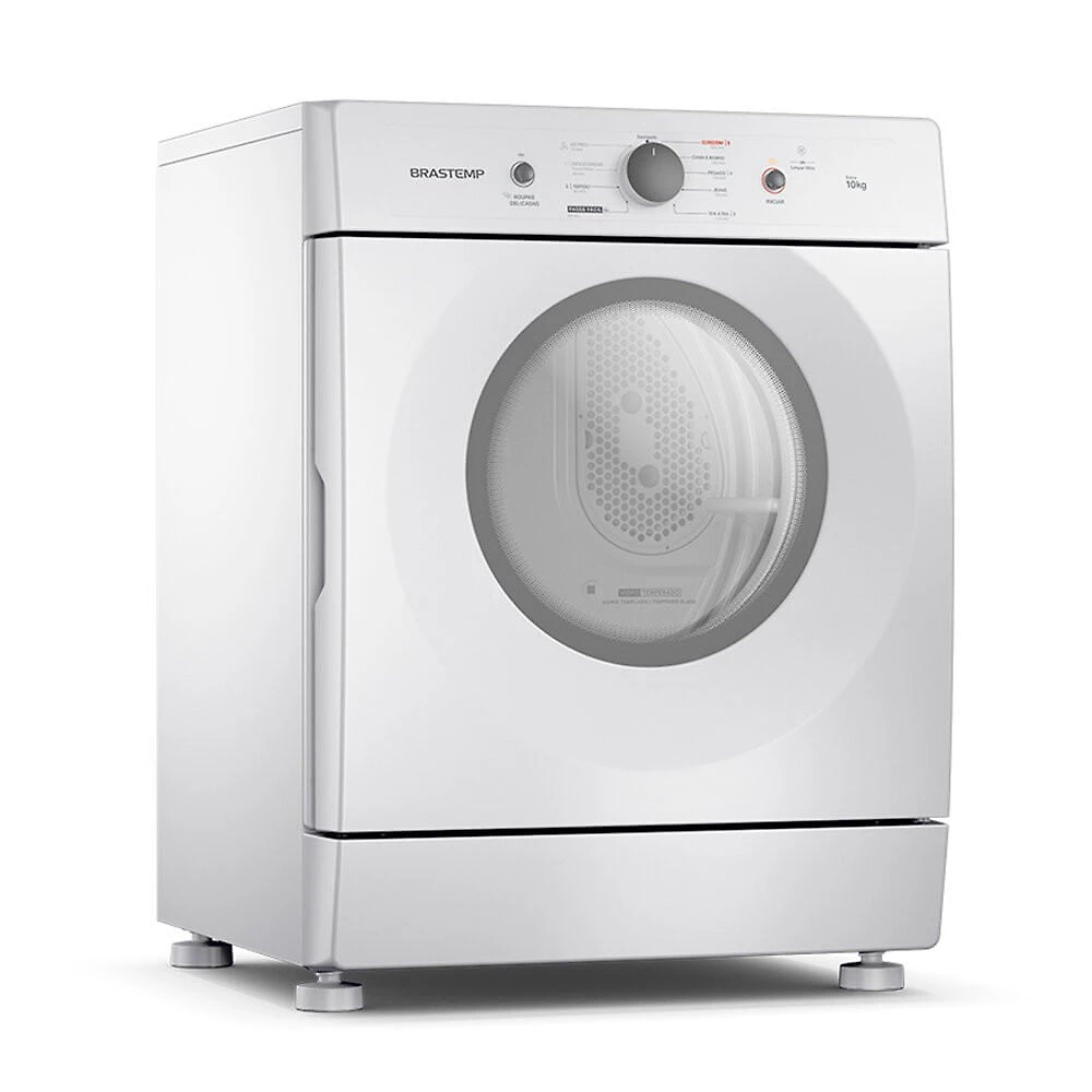 Miniatura Secadora de Roupas 10KG Cesto em Inox Brastemp Branco - 110V