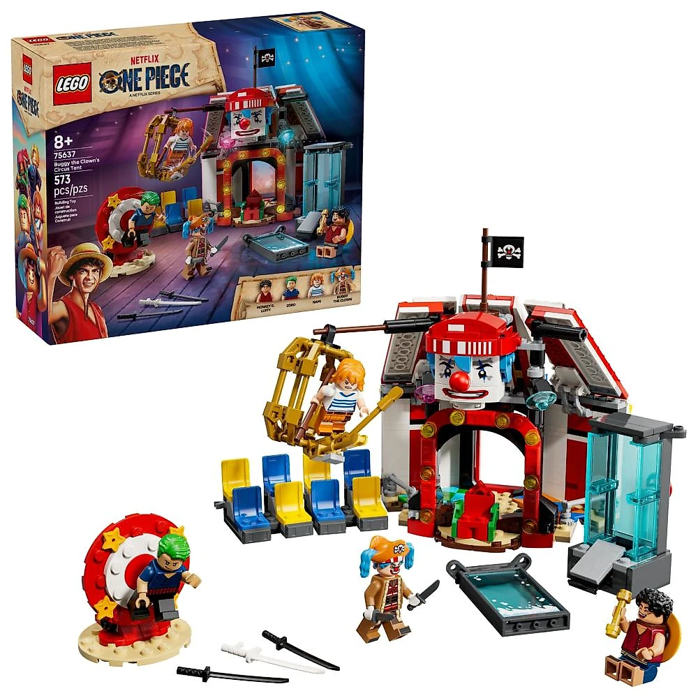 Lego® one piece - tenda de circo do palhaço buggy
