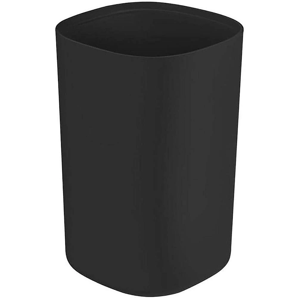 Kit Utensílios para Banheiro 3 Peças Saboneteira Porta Escovas Dispenser Preto Ordene
