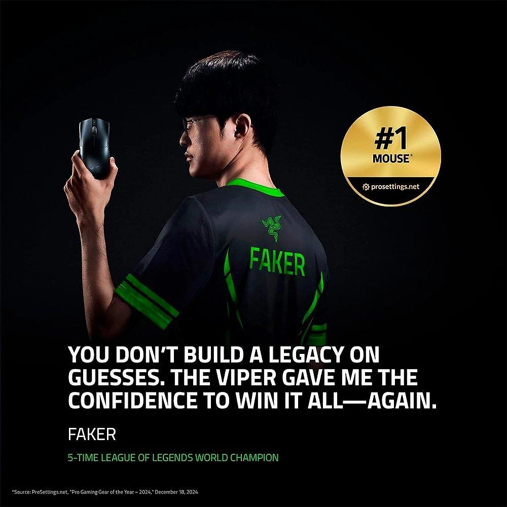 Mouse Gamer Sem Fio Razer Viper V3 Pro, 35000 DPI, Branco - RZ01-05120200-R3U1