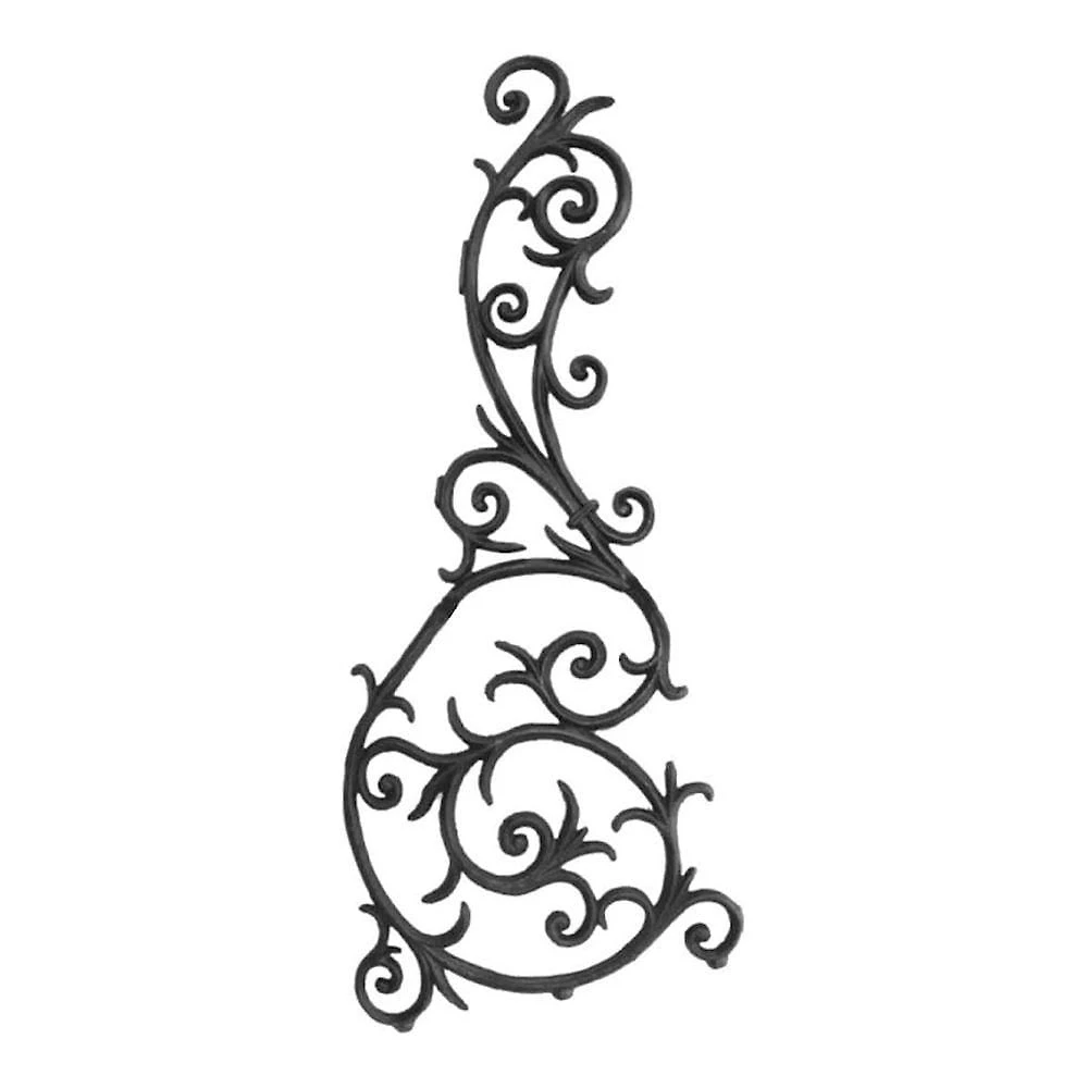 Grade Decorativa Ferro Fundido Arabesco Sacada Varanda 130x54cm Fundição Unicláudio