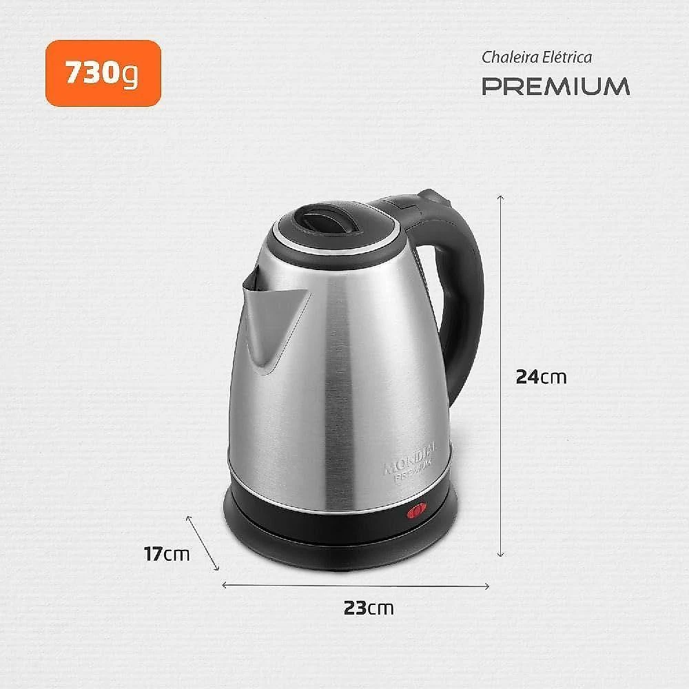 Chaleira Elétrica Mondial CE-06 2L Preto 110V