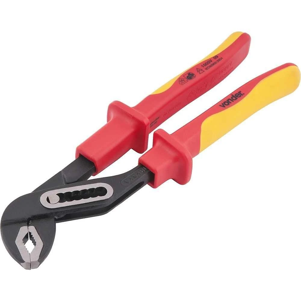 Alicate Bomba D'água Vonder 250 Mm Cabo Antiderrapante Isolado 1.000 V 30 Mm