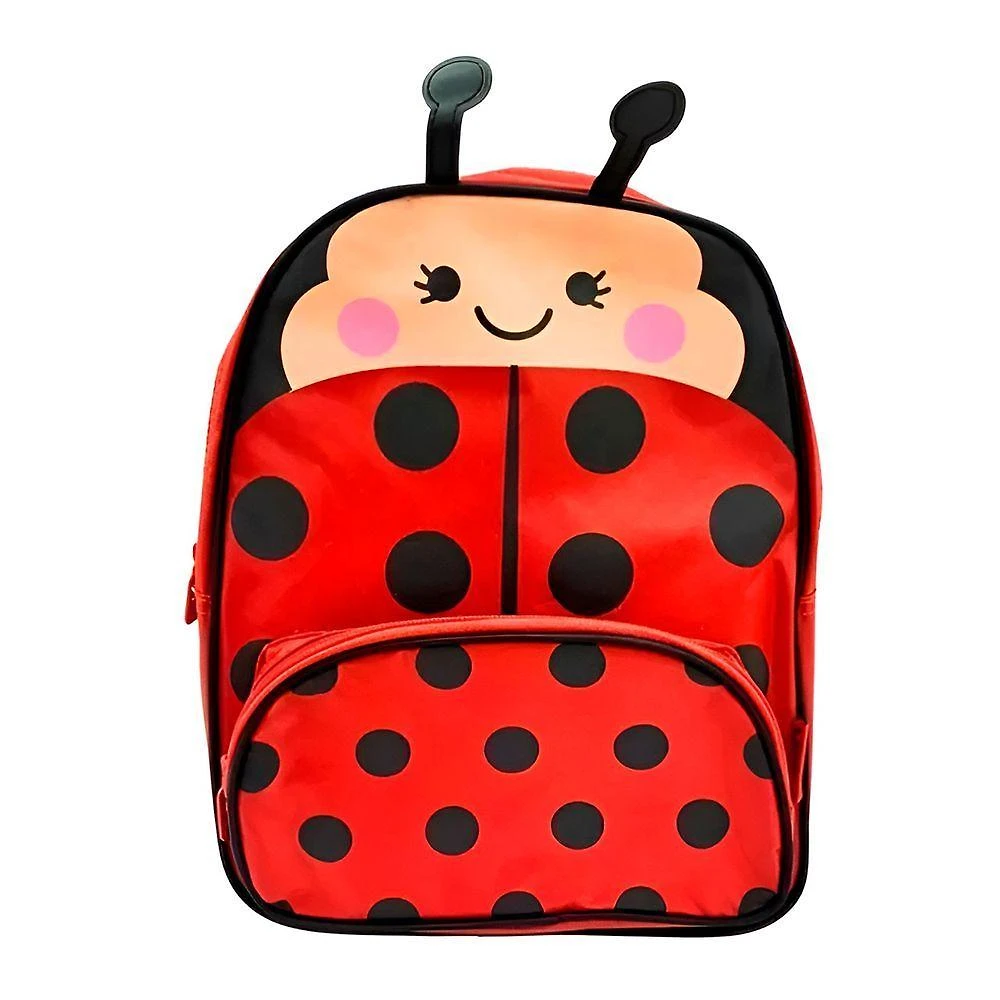 Mochila Infantil Escolar GXM Bichinhos Estampa Joaninha em Poliéster 31cm X 27cm X 12cm