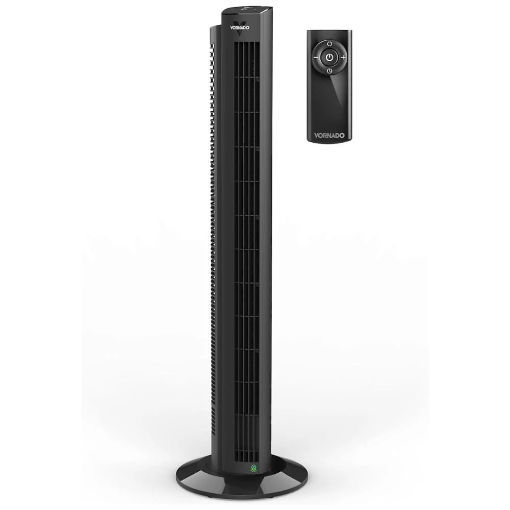 Ventilador de Torre com Controle Remoto, 99 Velocidades, Temporizador 12H e Oscilação de 70º, 110V, Vornado OZI42DC, Preto