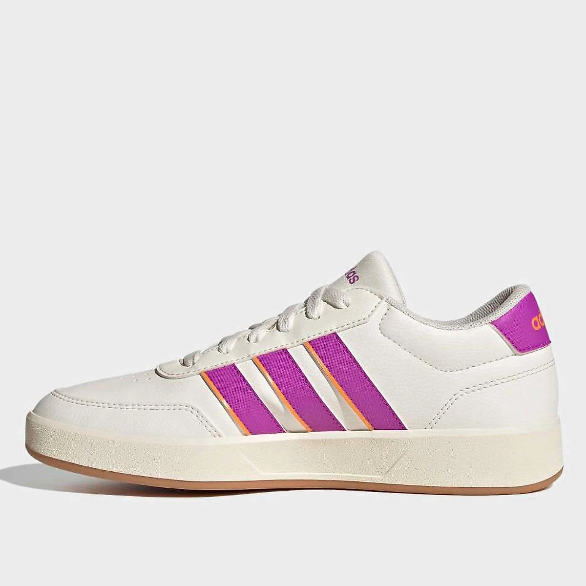 Tênis Adidas Breaknet Feminino Off white+Rosa - 34