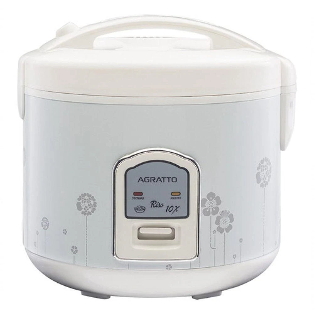 Panela Elétrica De Arroz Legumes A Vapor Agratto Cinza Pa10x 110V