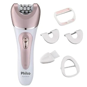 Miniatura Depilador Philco Aqua Deluxe PDP01 Rosa - Bivolt