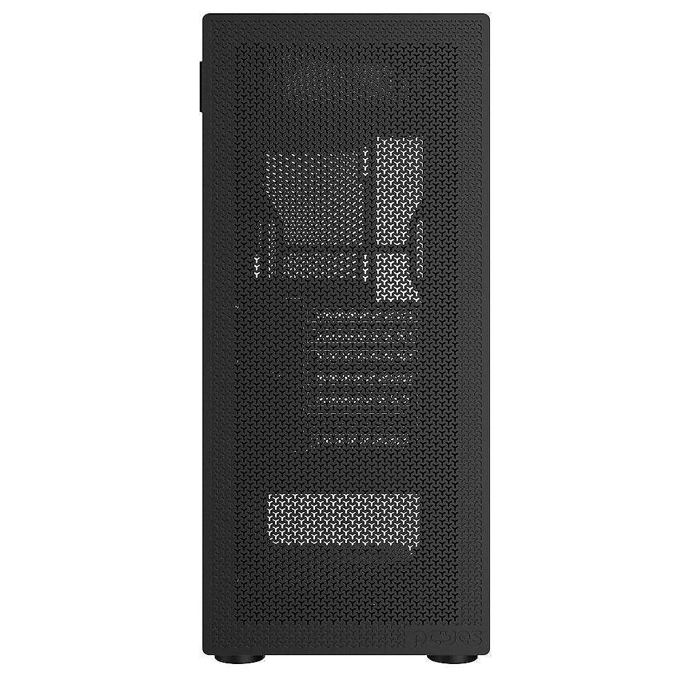 Gabinete Gamer Bolter Black Vulcan Mid Tower Atx Vidro Temperado Preto Pcyes