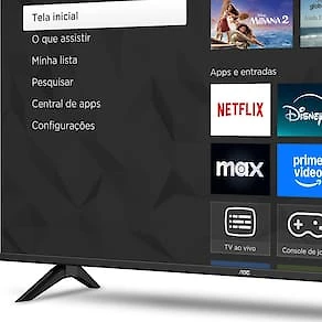 Smart TV 43” AOC 43S5155/78G Full HD LED Wi-Fi Roku TV Dolby Audio