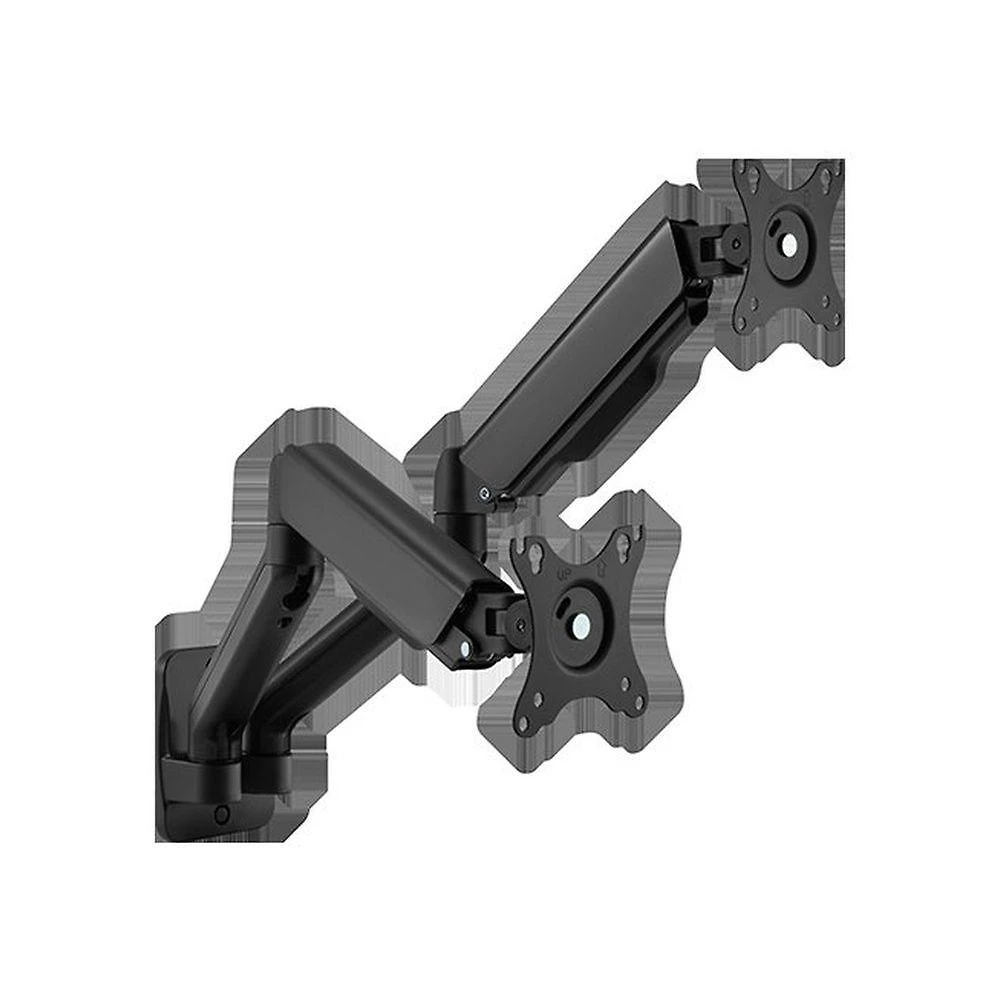 Suporte para Monitor Articulado Parede Mola Mecânica 2 Monitores 17-32 Ajuste de Altura Preto