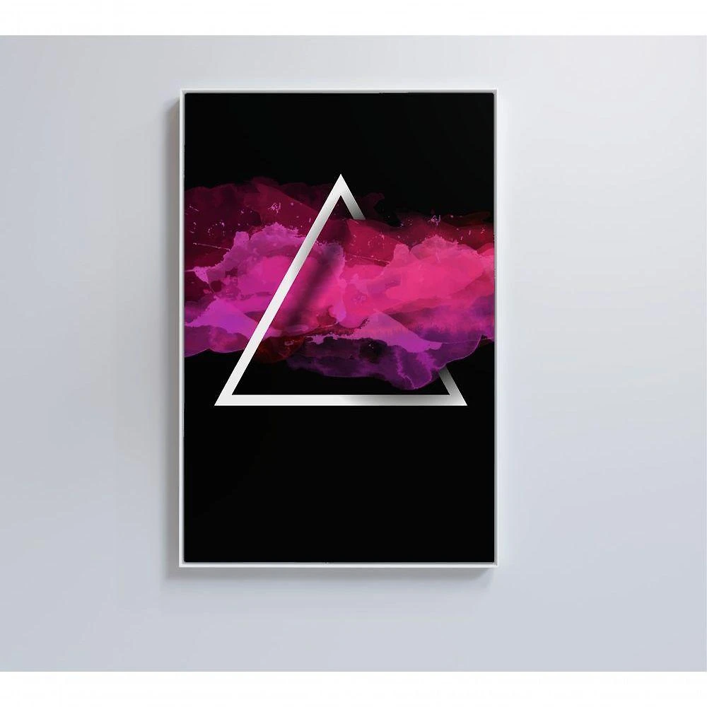 Quadro Triangulo Playstation 90x60 Cm Tecido Canvas