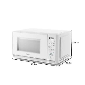 Micro-ondas Midea MHP20B MasterCook 20L 1050W Painel Touch Branco 110V