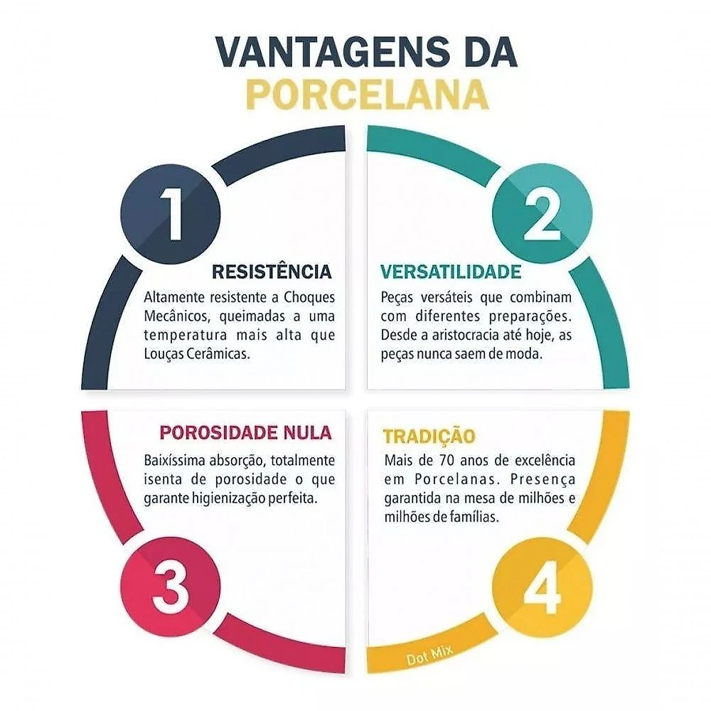 Kit 2 Pratos De Mesa Porcelana Iguaçu Almoço Jantar Germer