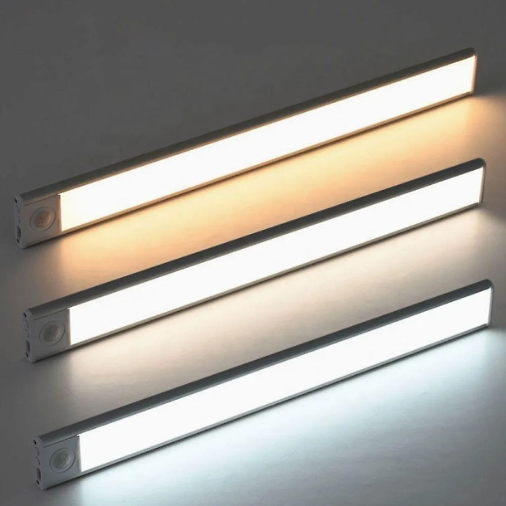 Luminária BSL3750 com Sensor de Presença 3 Tons Branco Braslu com Cabo USB